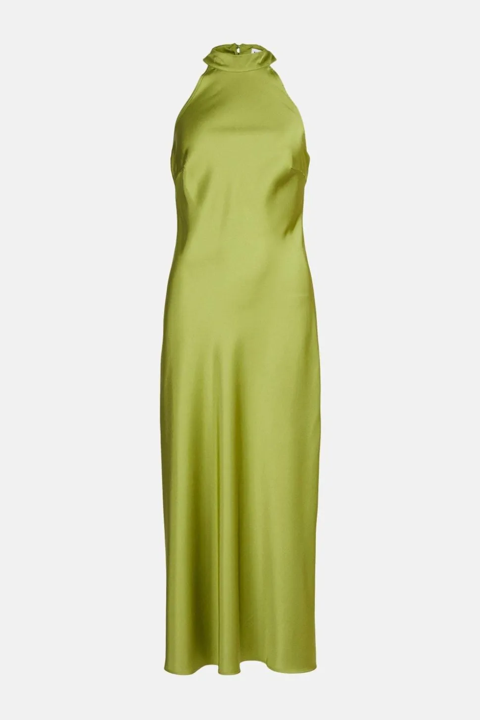 Petite Satin Halter Neck Backless Slip Dress