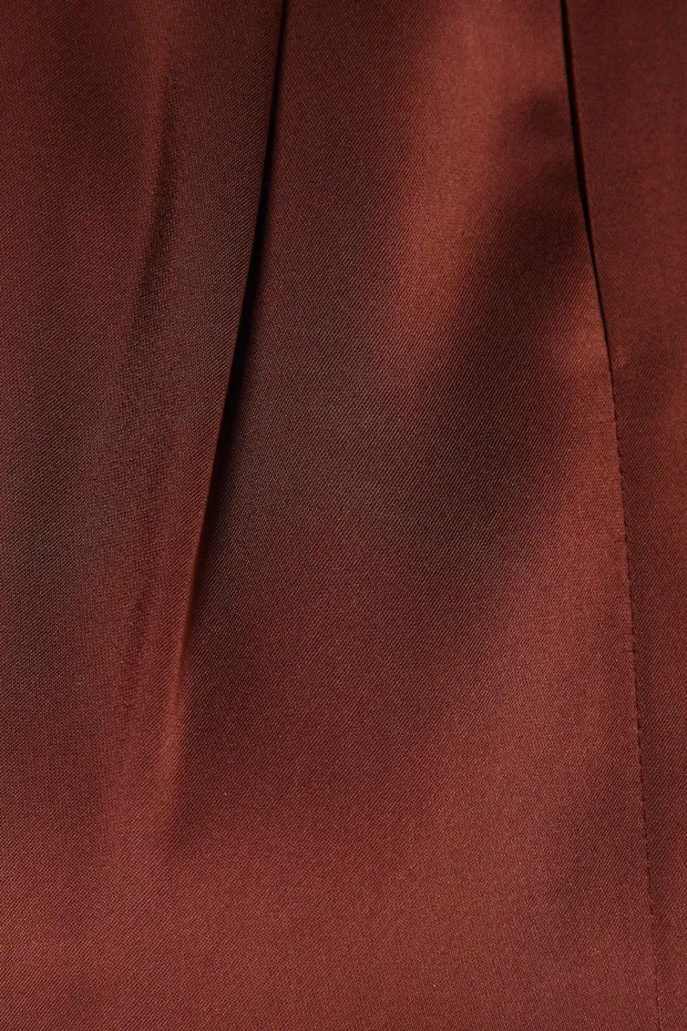 Petite Satin Ruffle Sleeve Midi Dress