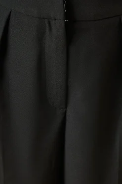 Petite Satin Tapered Trouser