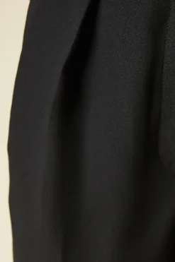 Petite Satin Tapered Trouser