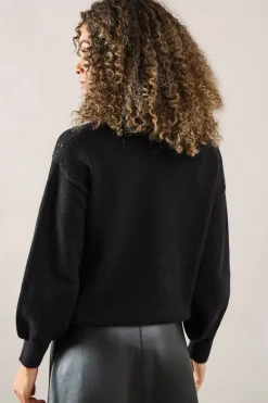 Petite Sequin Festive Star Jumper
