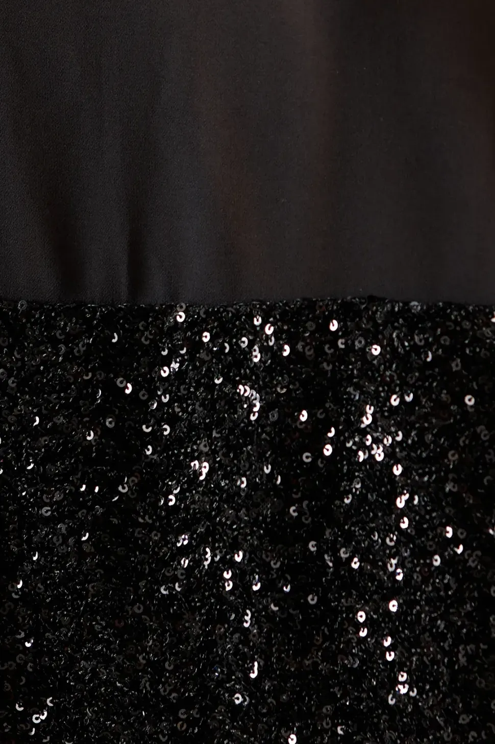PETITE SEQUIN SHIRT DRESS