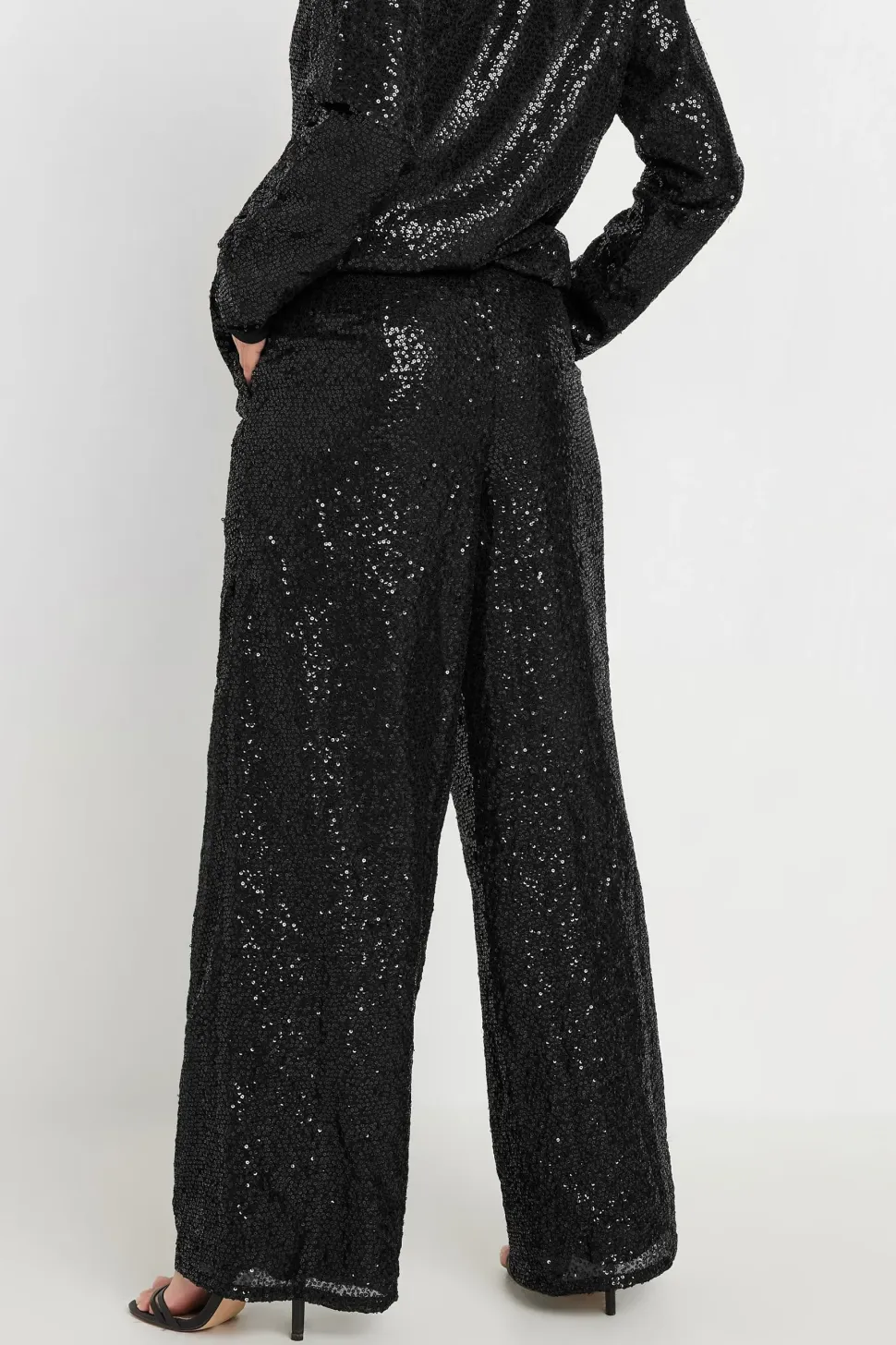 Petite Sequin Trousers