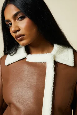 Petite Short Aviator Jacket