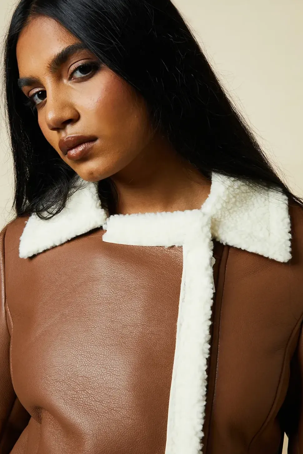Petite Short Aviator Jacket