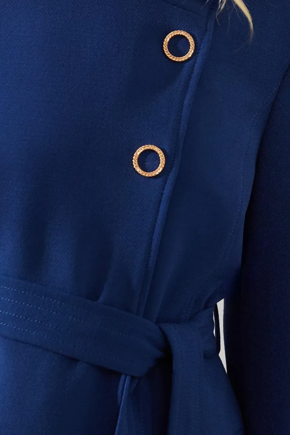 Petite Smart Funnel Neck Coat