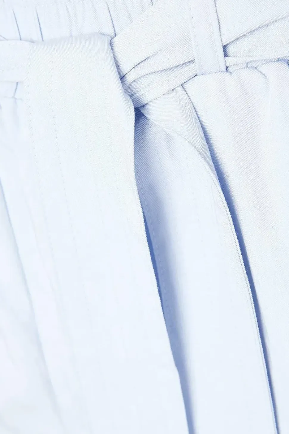 Petite Soft Twill Paperbag Trouser