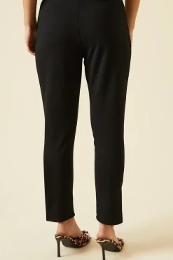 Petite Split Detail Ponte Trouser