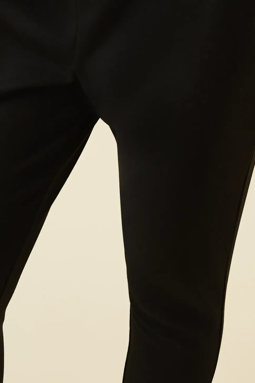 Petite Split Detail Ponte Trouser