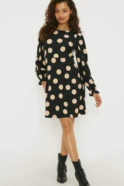 Petite Spot Mini Dress