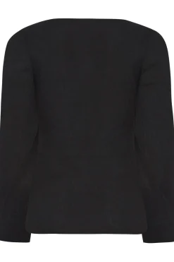Petite Square Neck Long Sleeve Top