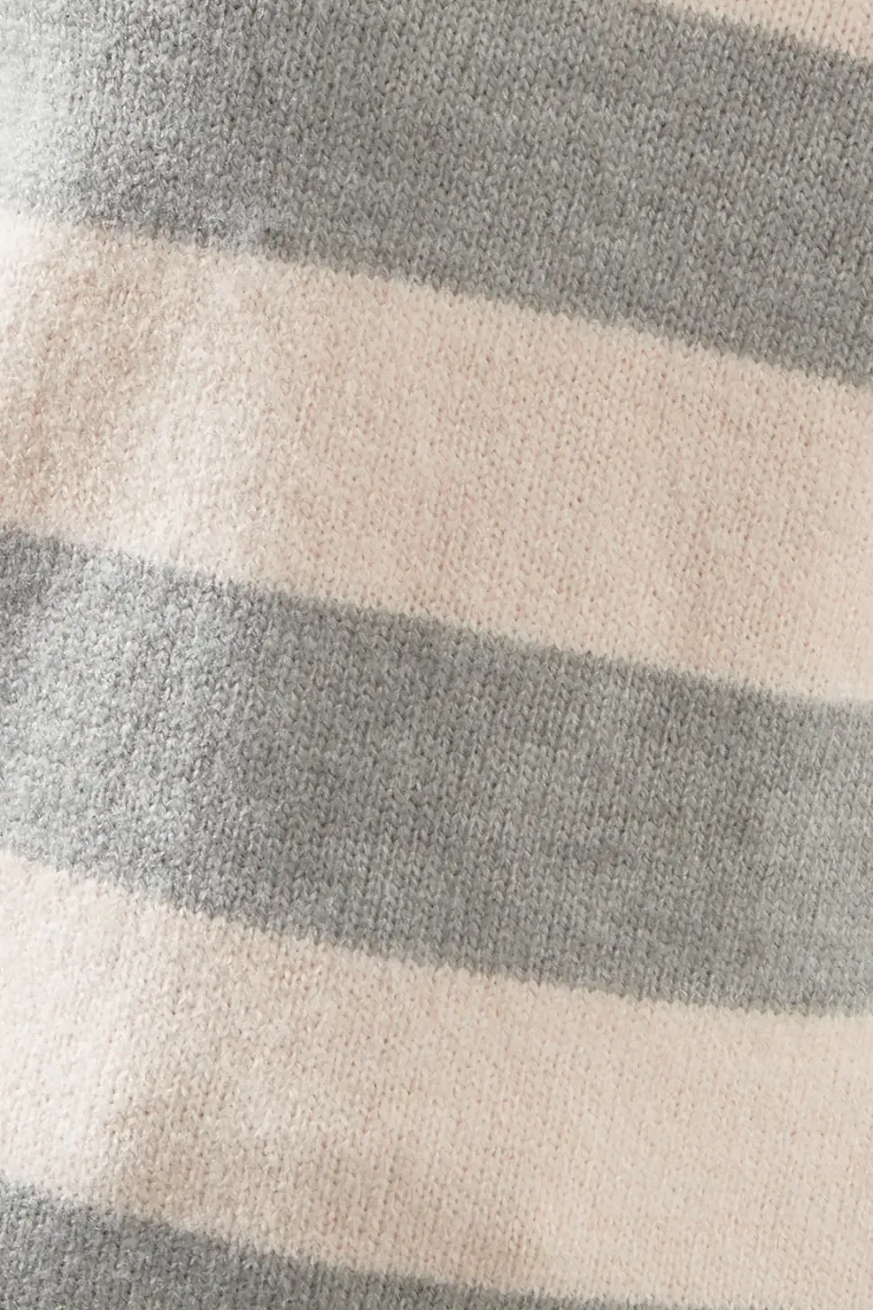 Petite Striped Detail V Neck Jumper