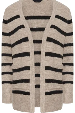 Petite Stripe Midi Cardigan