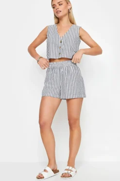 Petite Stripe Shorts