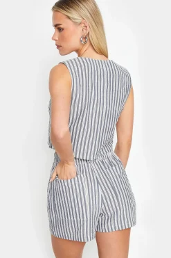 Petite Stripe Shorts