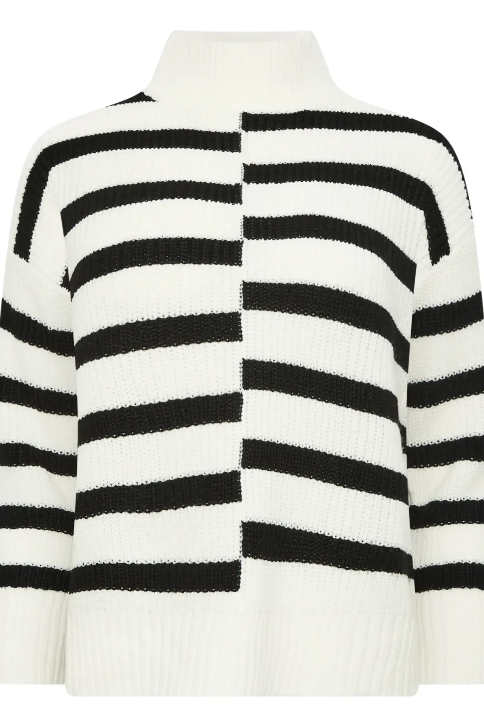 Petite Stripe Turtle Neck Jumper