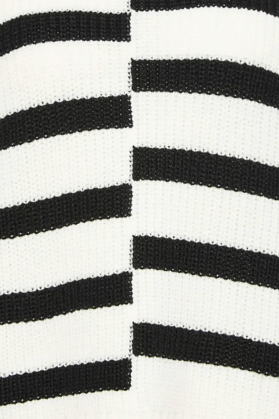 Petite Stripe Turtle Neck Jumper