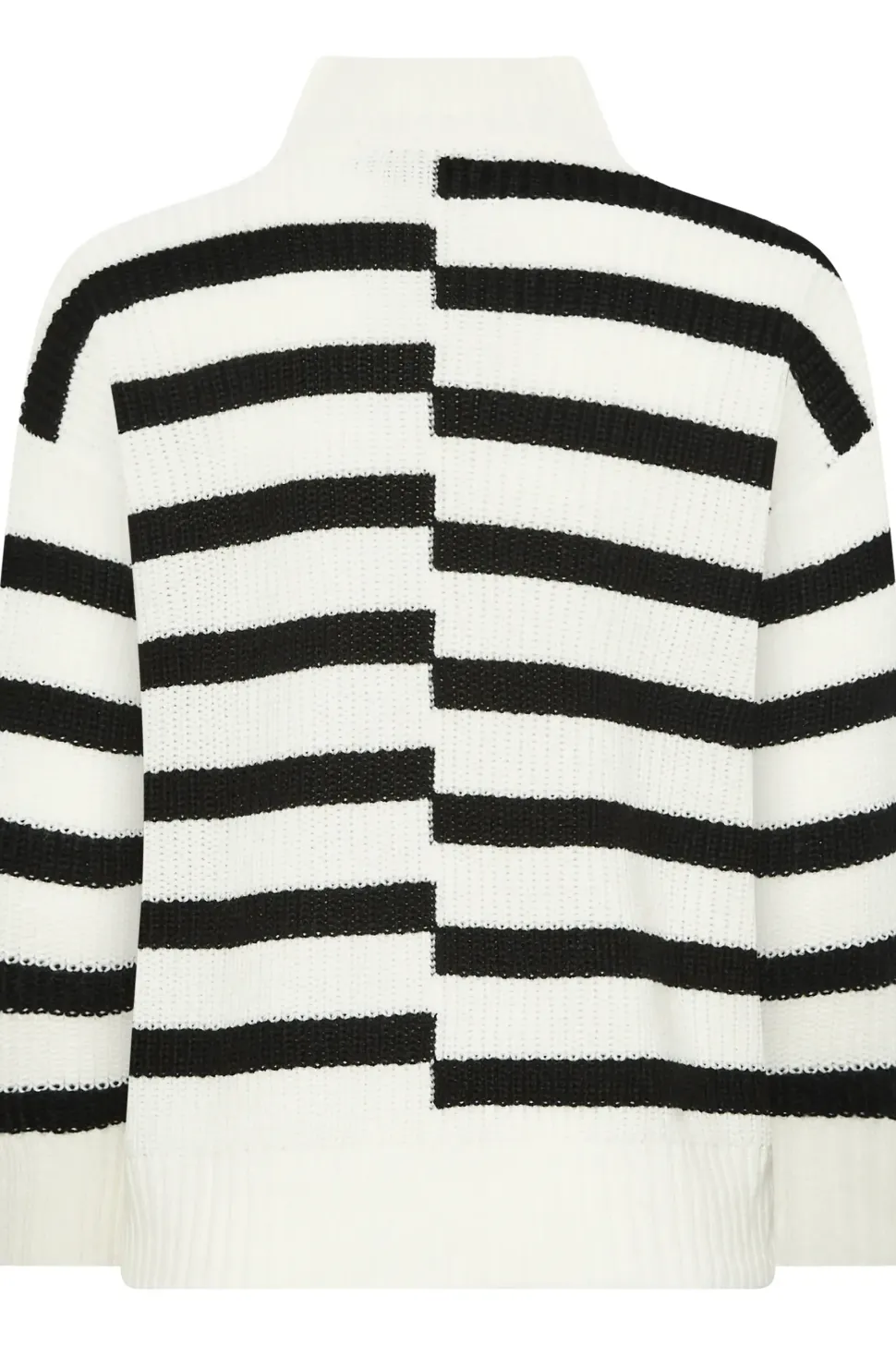 Petite Stripe Turtle Neck Jumper