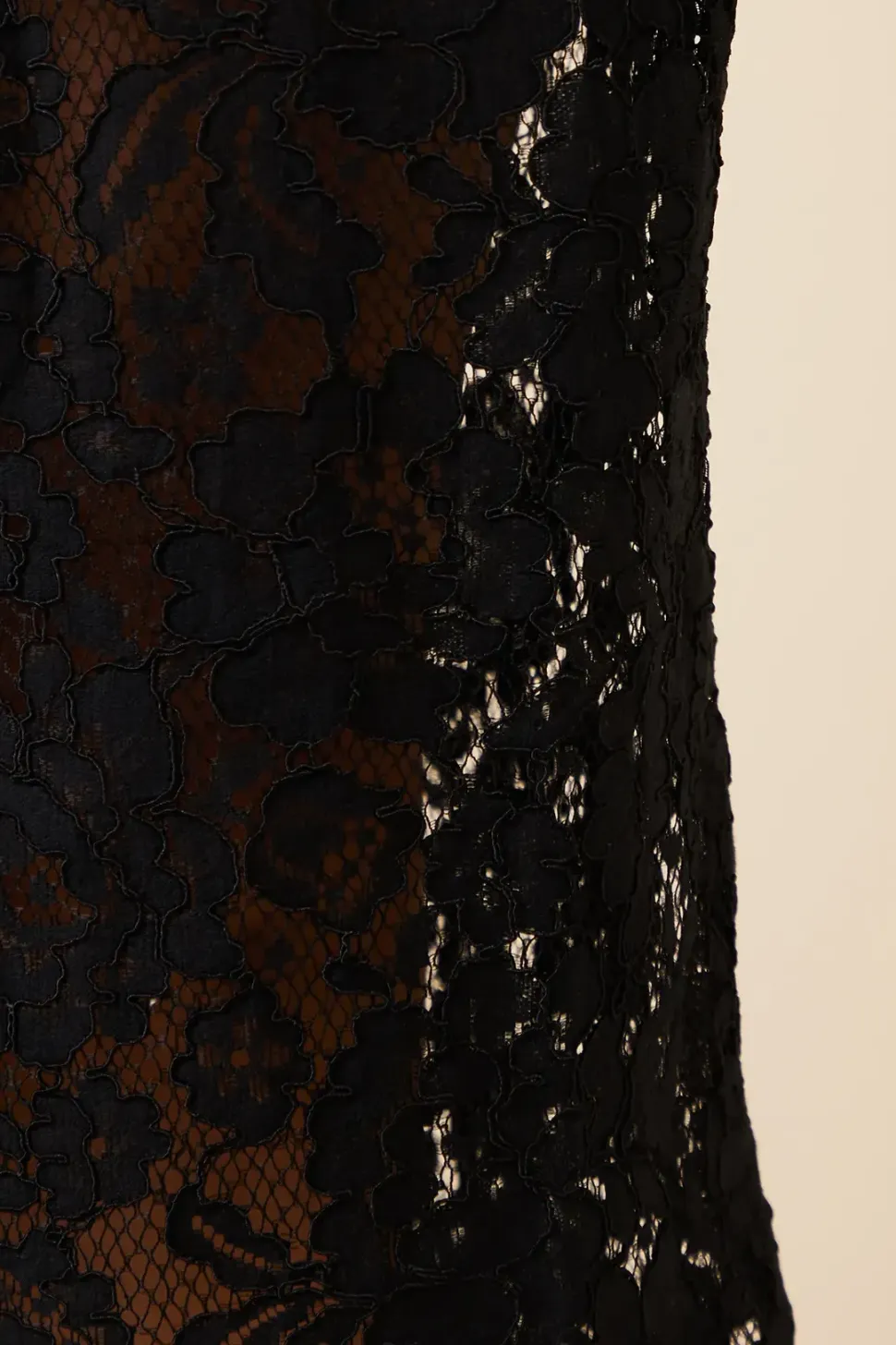 Petite Tailored Lace Maxi Skirt