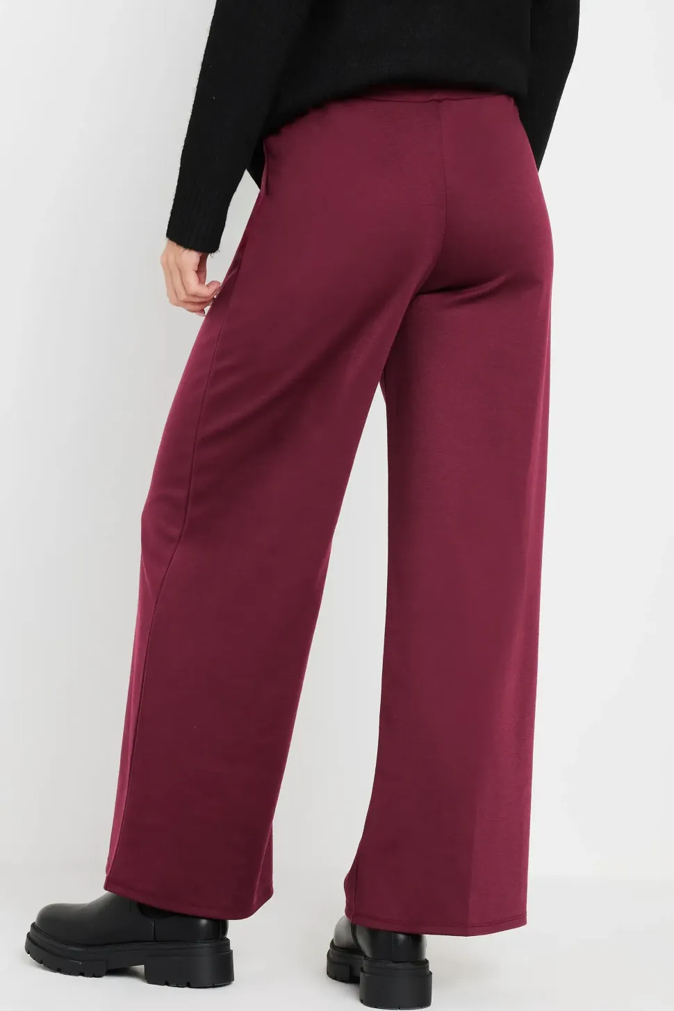 Petite Tailored Wide Leg Trousers