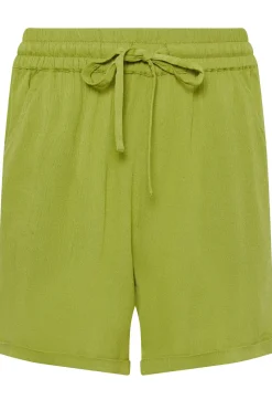 Petite Textured Tie Waist Shorts