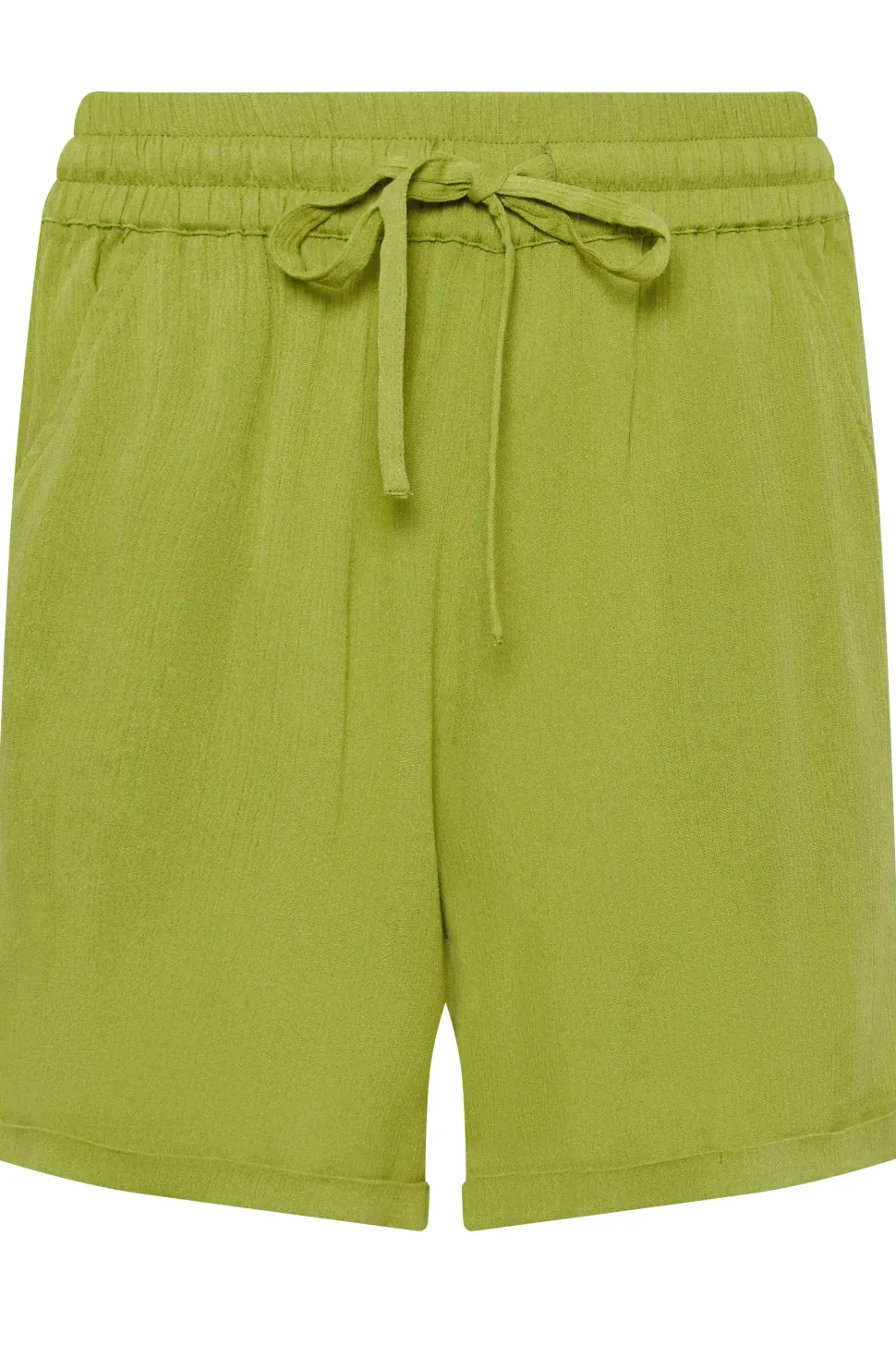 Petite Textured Tie Waist Shorts