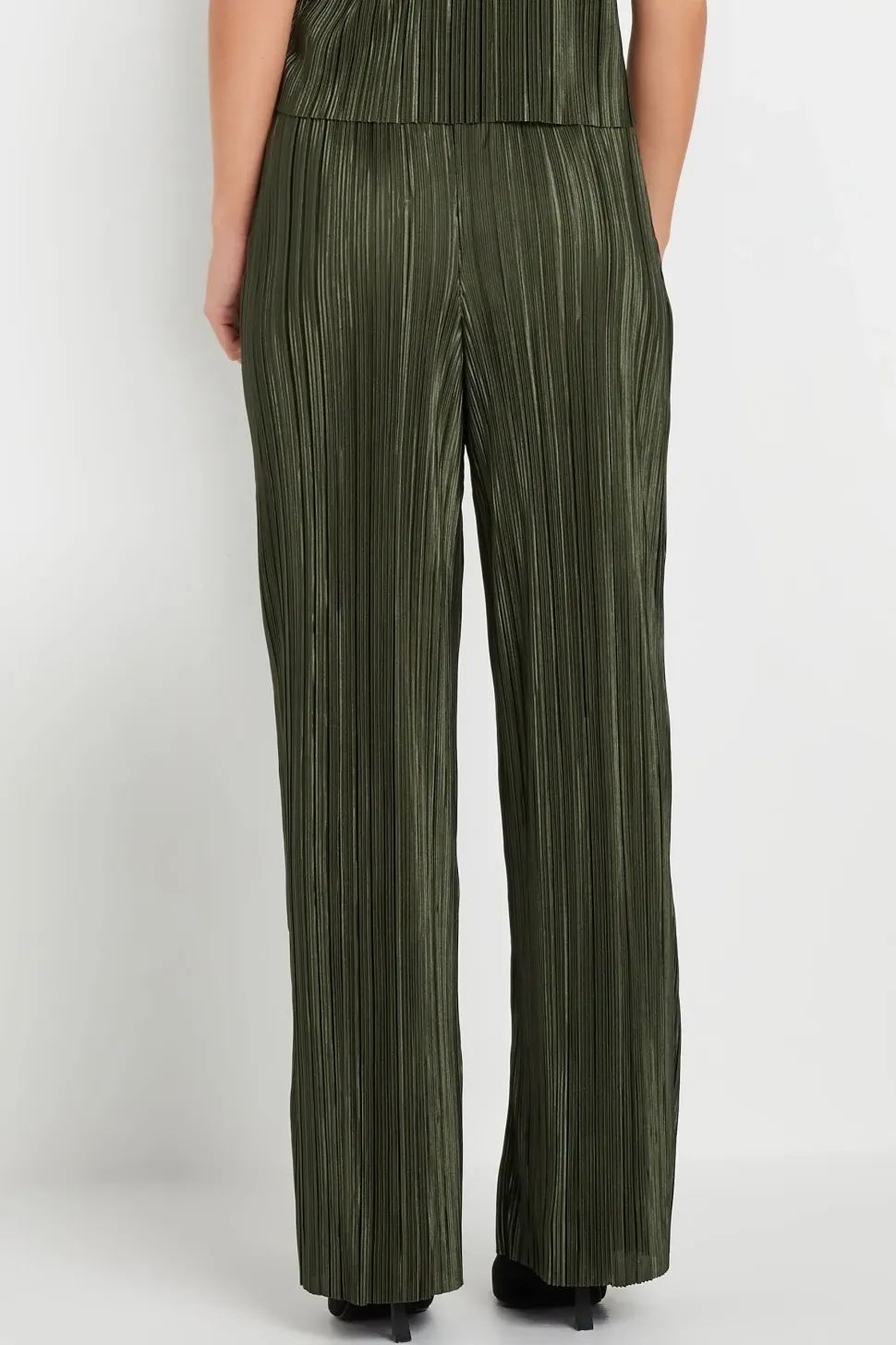Petite Textured Trousers