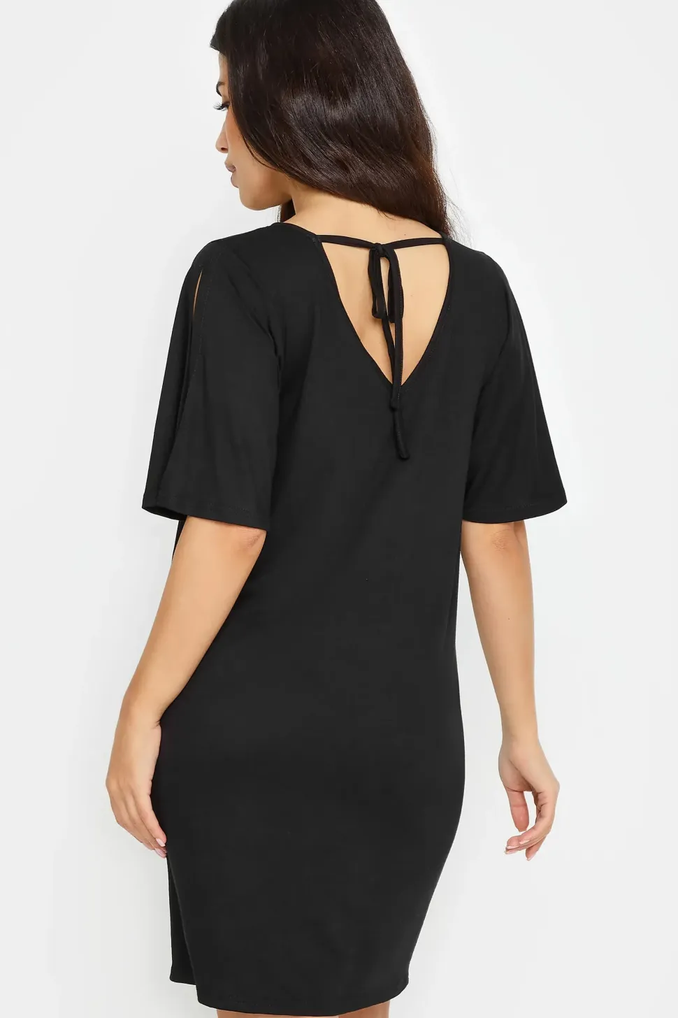 Petite Tie Back T-Shirt Dress
