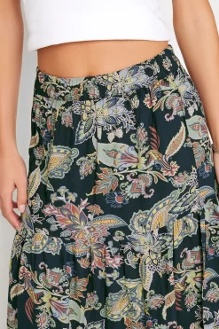 Petite Tiered Maxi Skirt