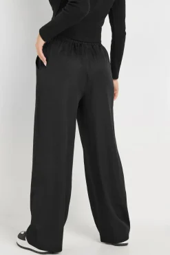 Petite Tie Wide Leg Trousers