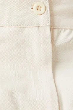 Petite Twill Cargo Pocket Detail Trouser