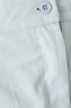 Petite Twill Cargo Split Front Maxi Skirt