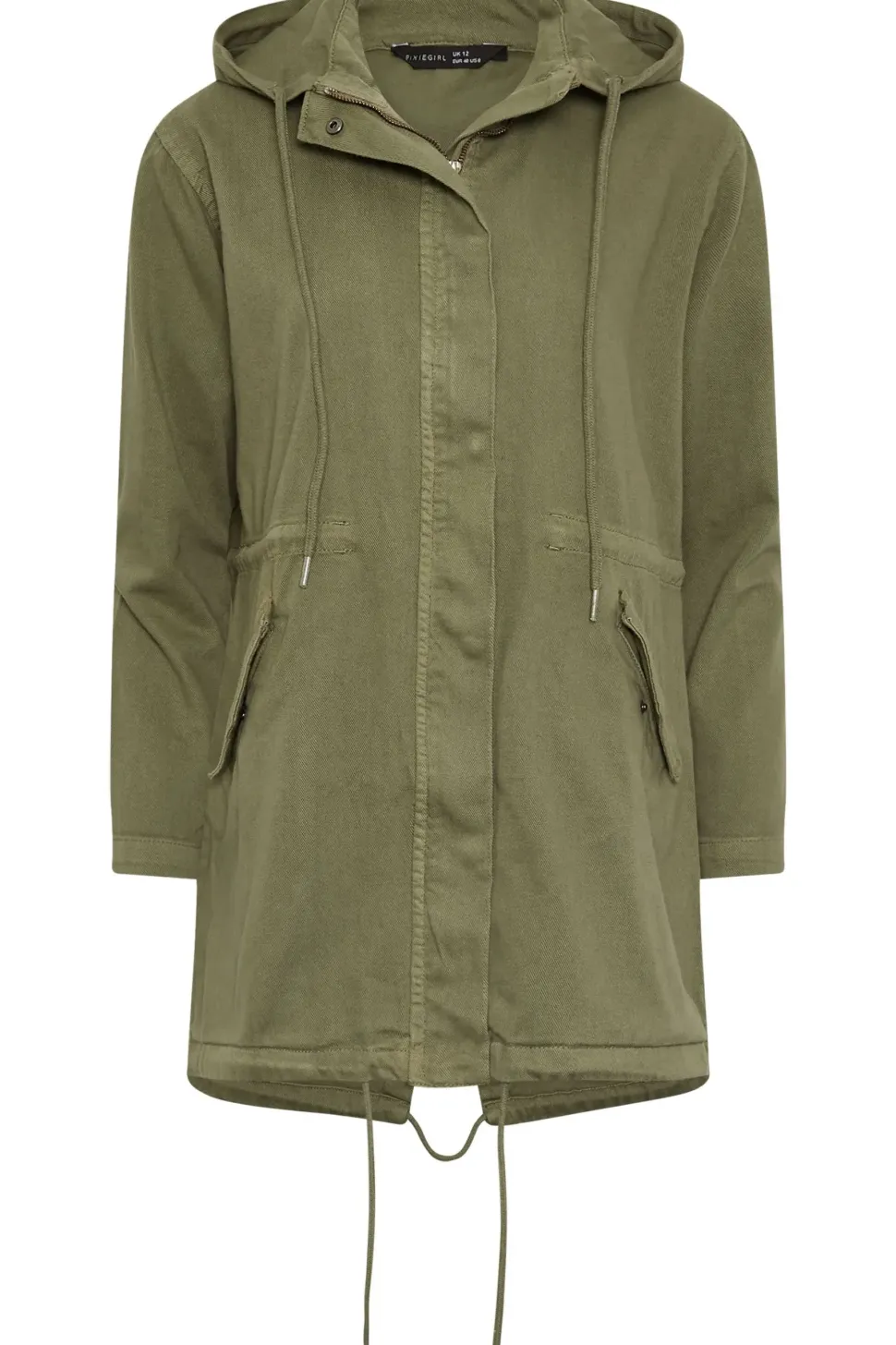 Petite Twill Parka Coat