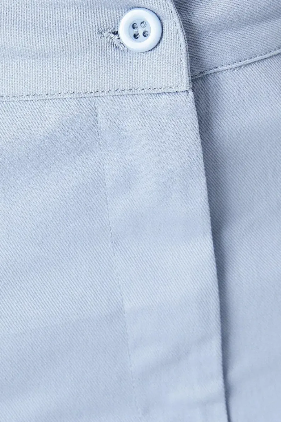 Petite Twill Tab Detail Trouser