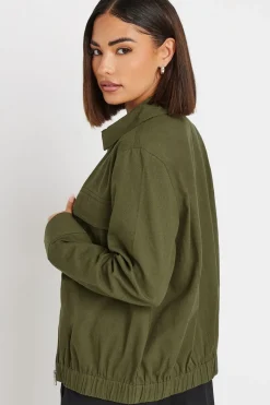 Petite Utility Bomber Jacket