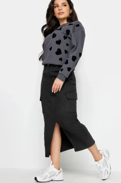 Petite Utility Midi Skirt