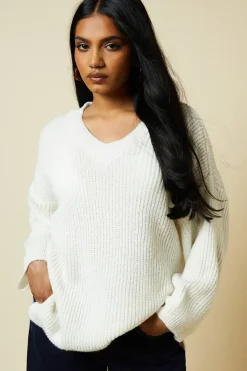 Petite V Neck Jumper