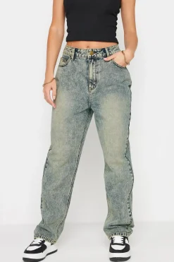 Petite Washed Denim Jeans