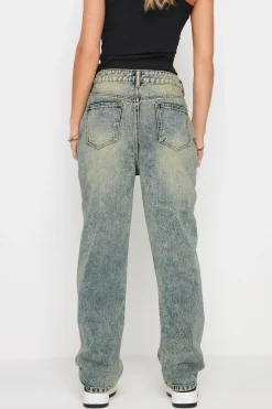 Petite Washed Denim Jeans