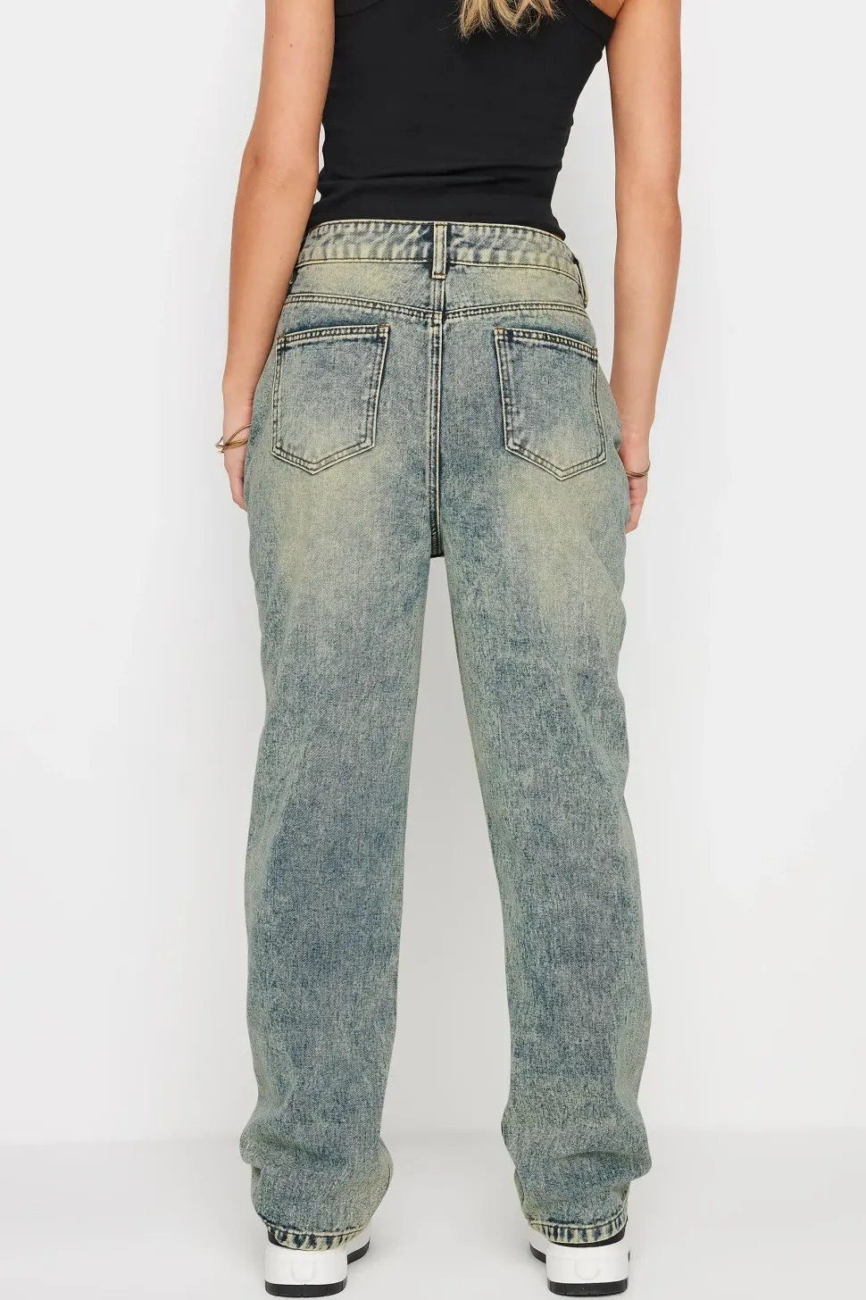 Petite Washed Denim Jeans