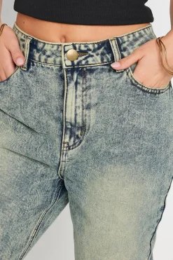 Petite Washed Denim Jeans