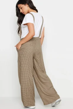 Petite Wide Leg Dungarees