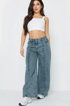 Petite Wide Leg Jeans