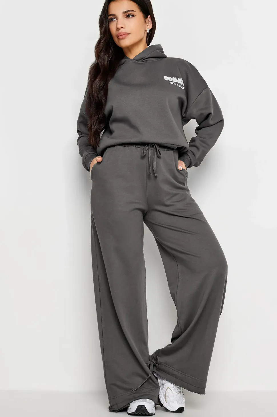 Petite Wide Leg Joggers