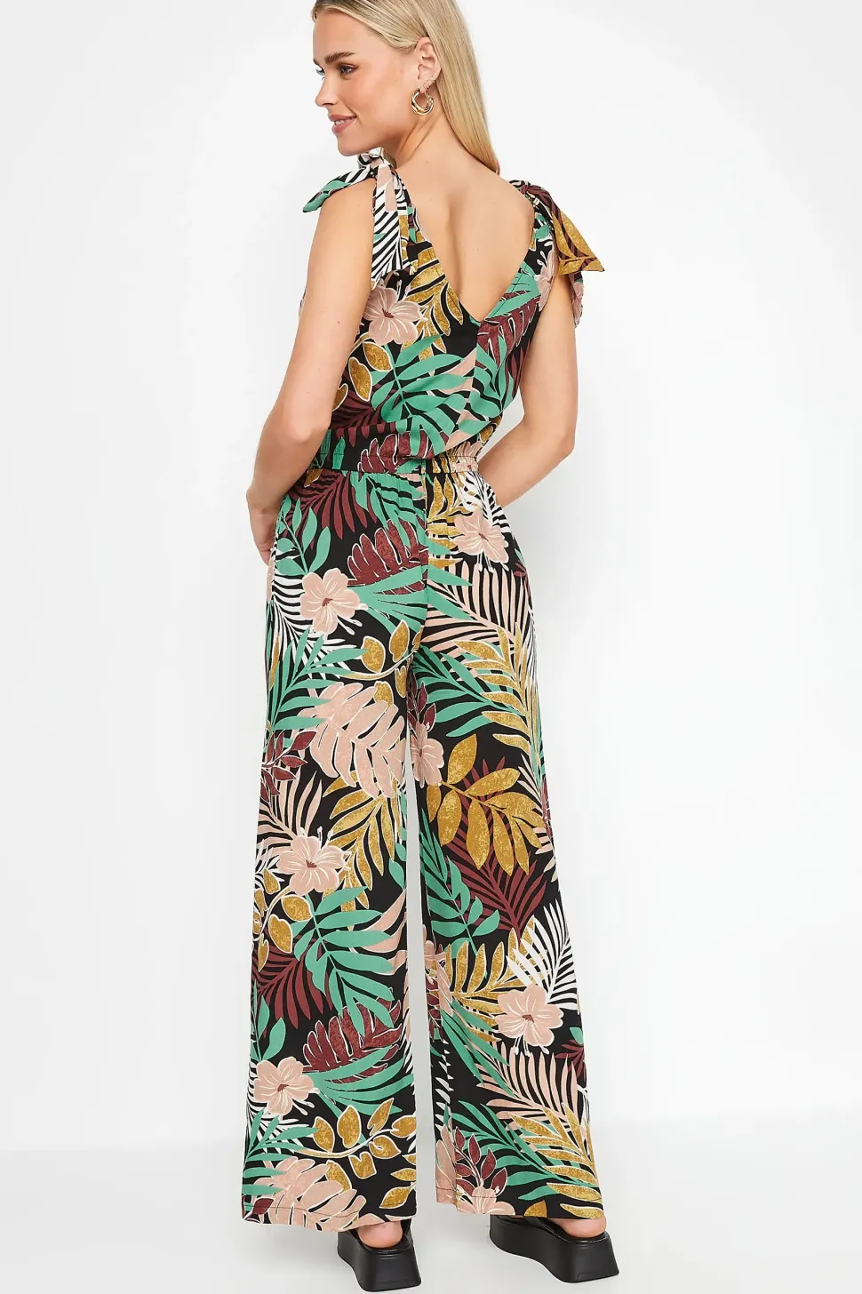 Petite Wide Leg Jumpsuit