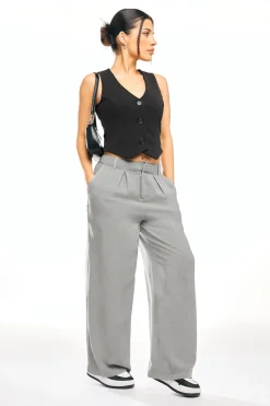 Petite Wide Leg Trousers