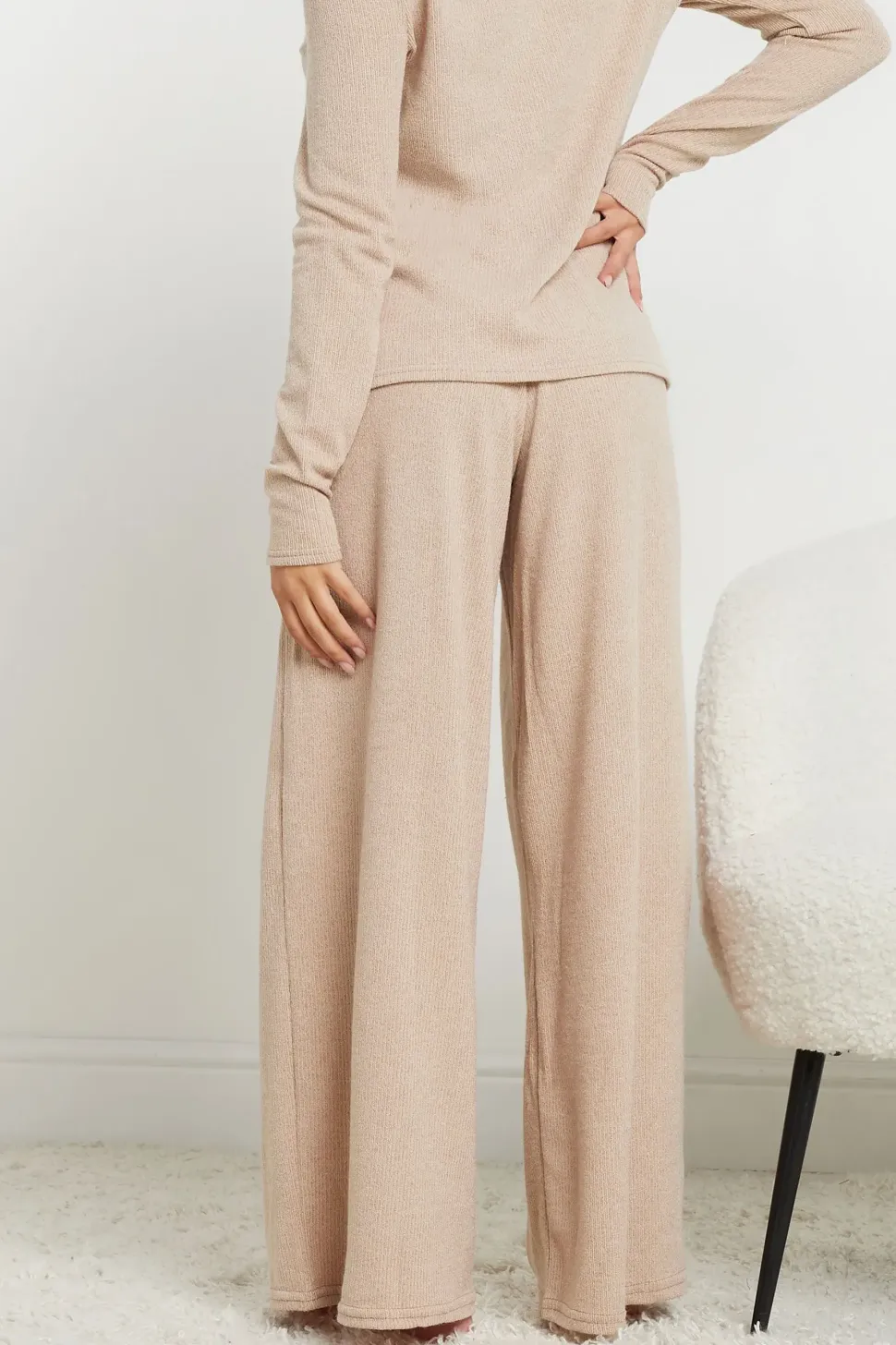 Petite Wide Leg Trousers