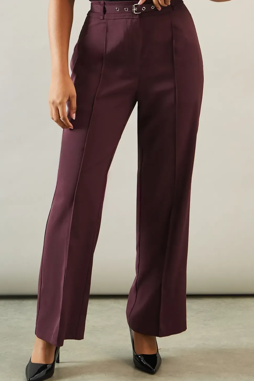 Petite Wide Leg Trousers