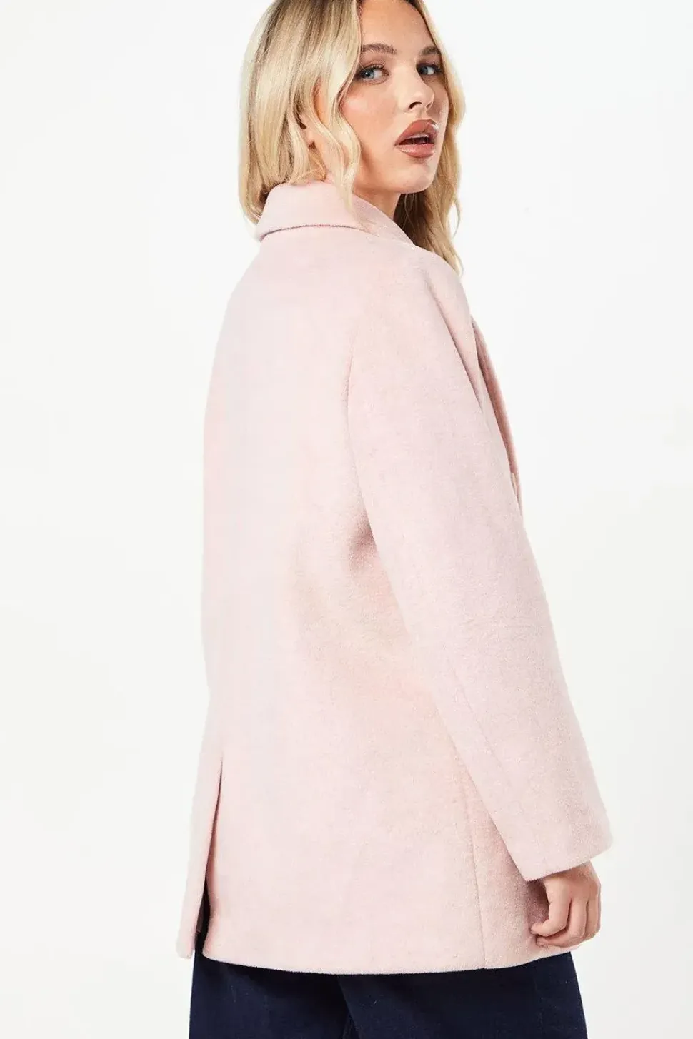 Petite Wool Blazer Coat