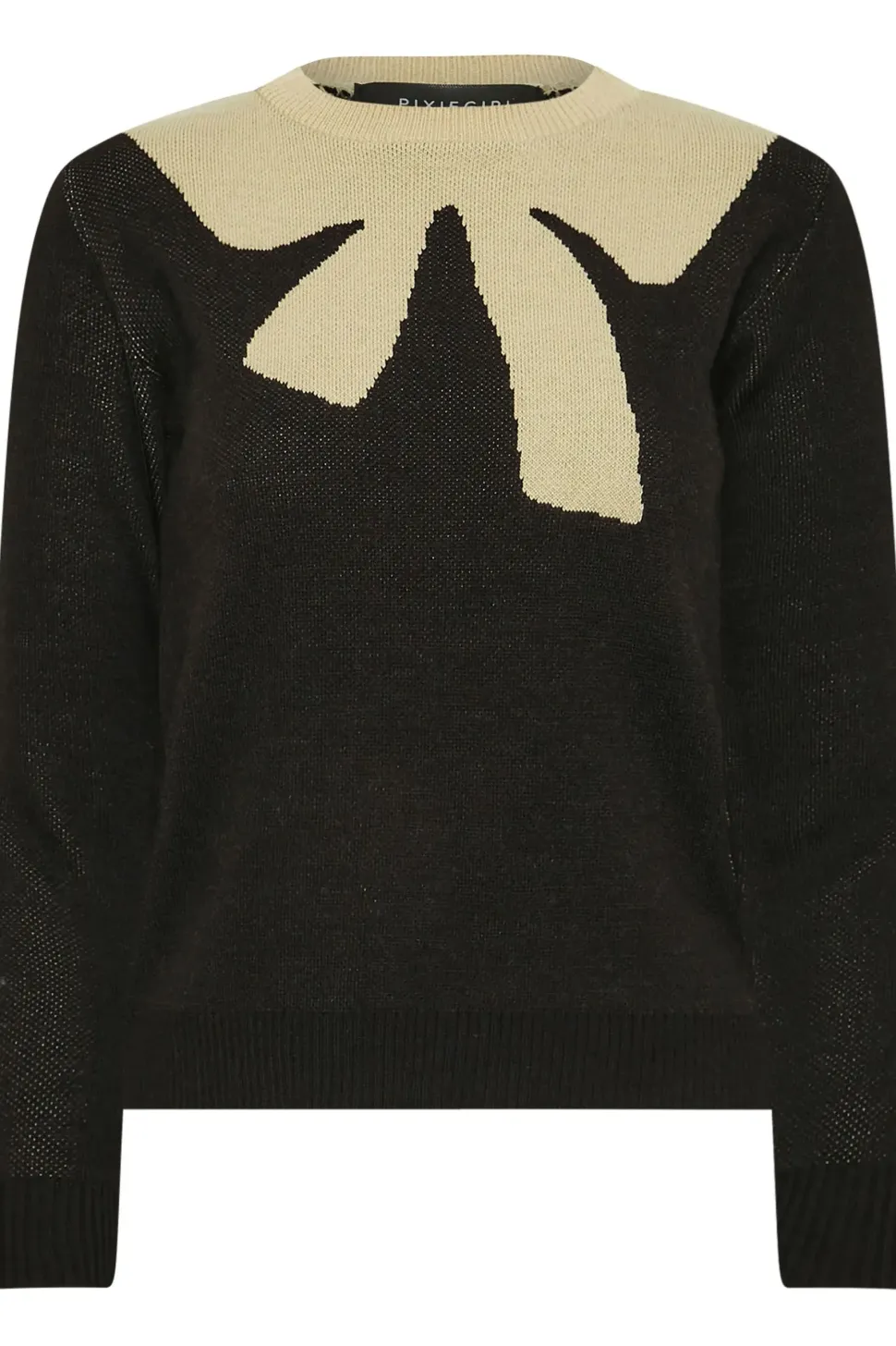 Petite Woven Bow Jumper